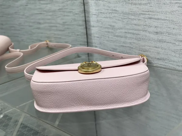 Dior Small Dior Médaillon Flap Bag in Pink product view 4
