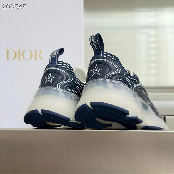 Dior Vibe sneakers in the Deep Blue Dior product view 2