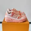 Louis Vuitton Men Pink Leather And Mesh Sneakers product view 1