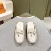 Louis Vuitton Women White Leather Mules product view 1