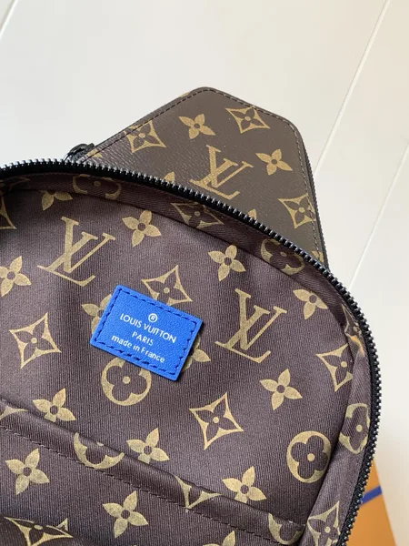 Louis Vuitton Avenue Slingbag 31 In Blue And Brown Taiga Leather Bag product view 6