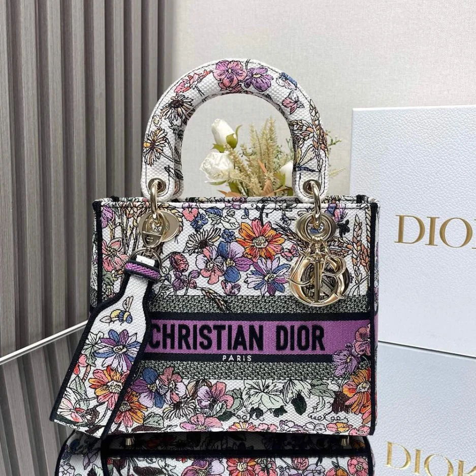 Dior Medium Dioriviera Lady D-Lite Bag product view 1