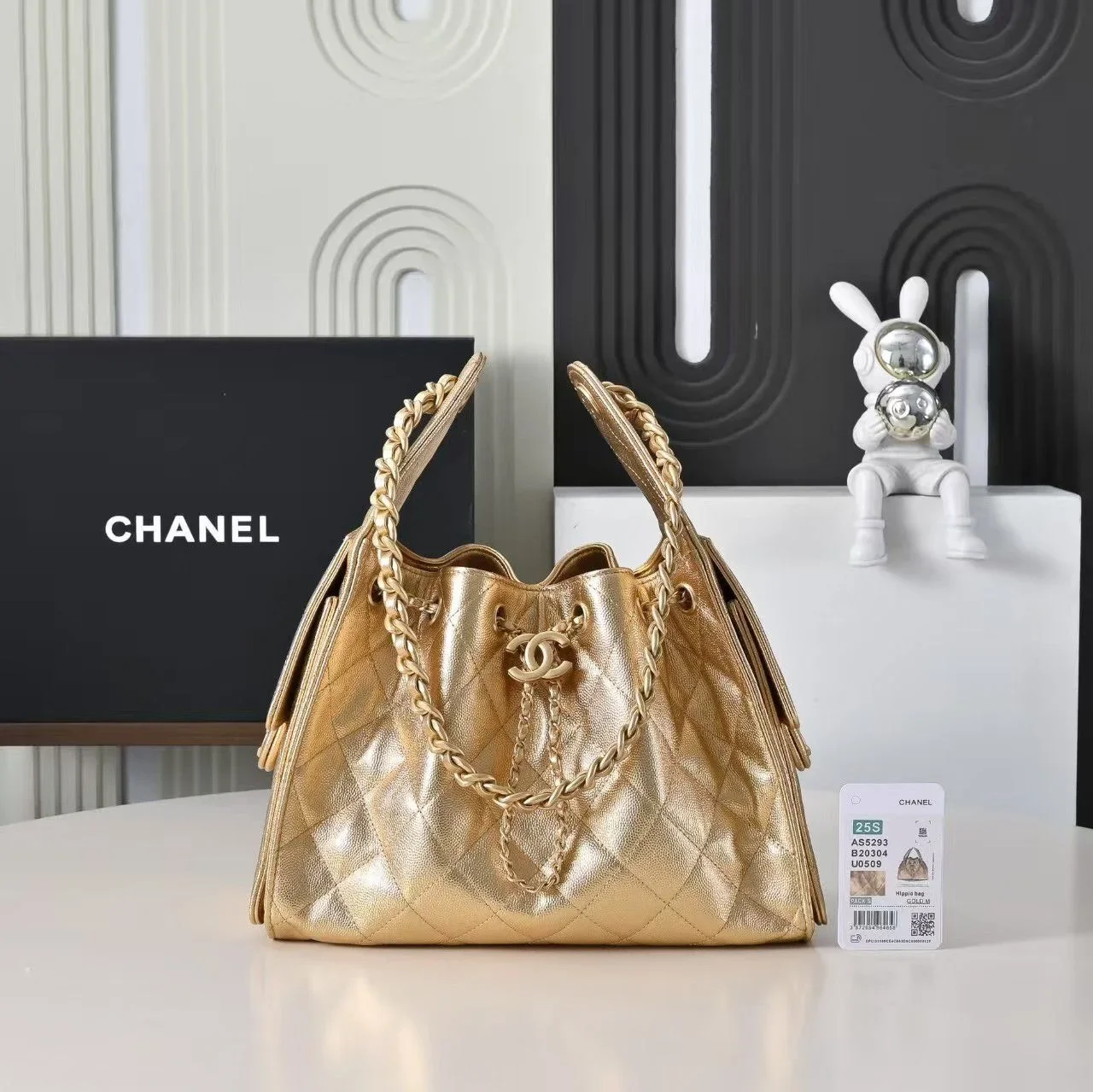 Chanel 25 Small Gold, Gold hardware Bag product view 1