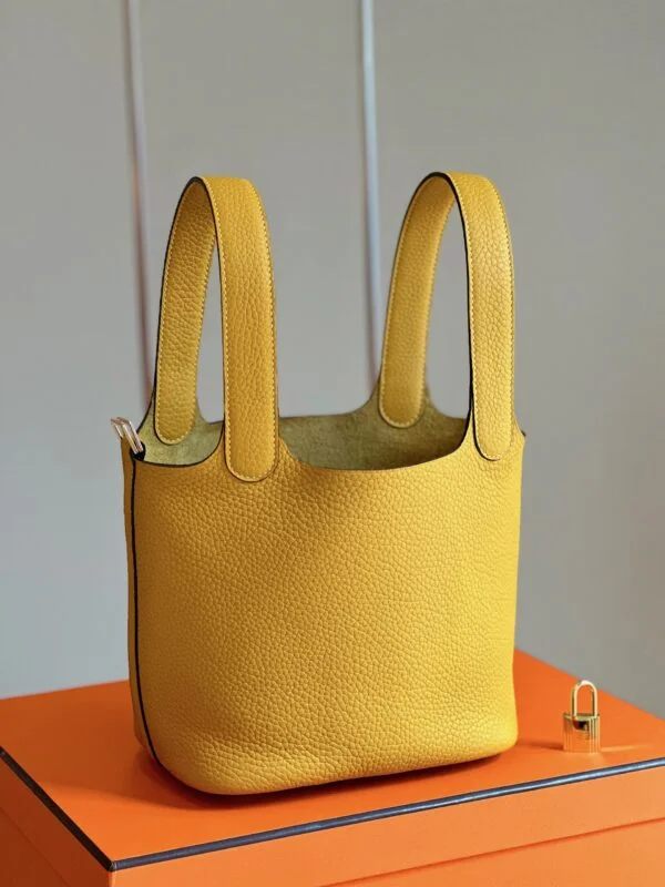 Hermès Picotin 18 Yellow Togo leather Gold Hardware Bag product view 6