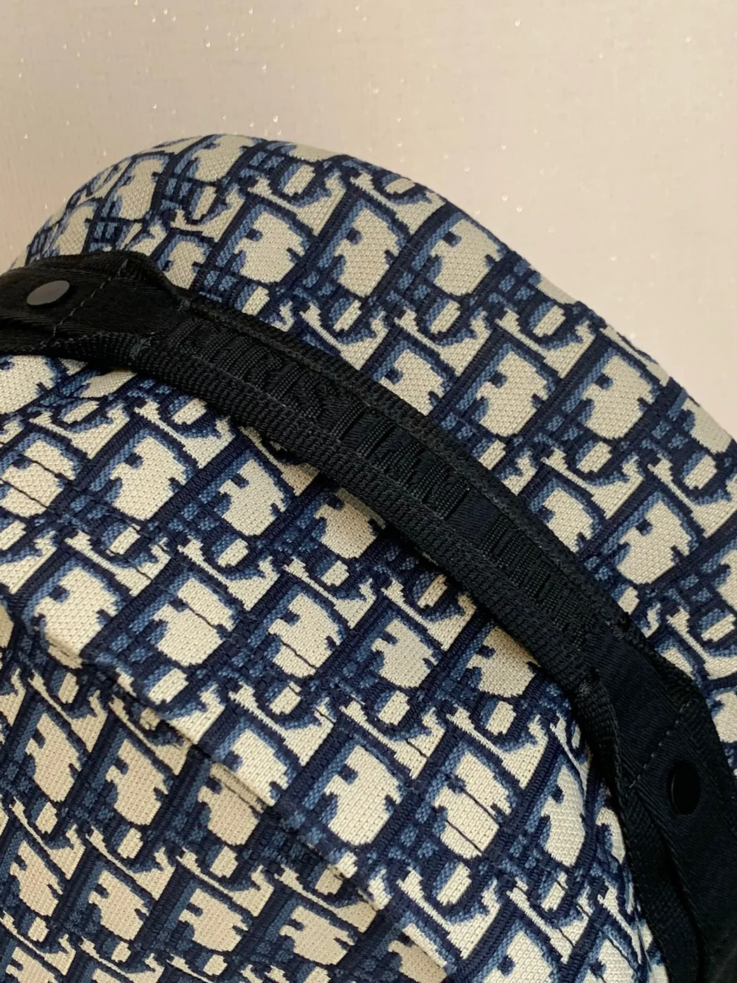 Dior Backpack Canvas Embroidered Pattern 42x33x15cm product view 4