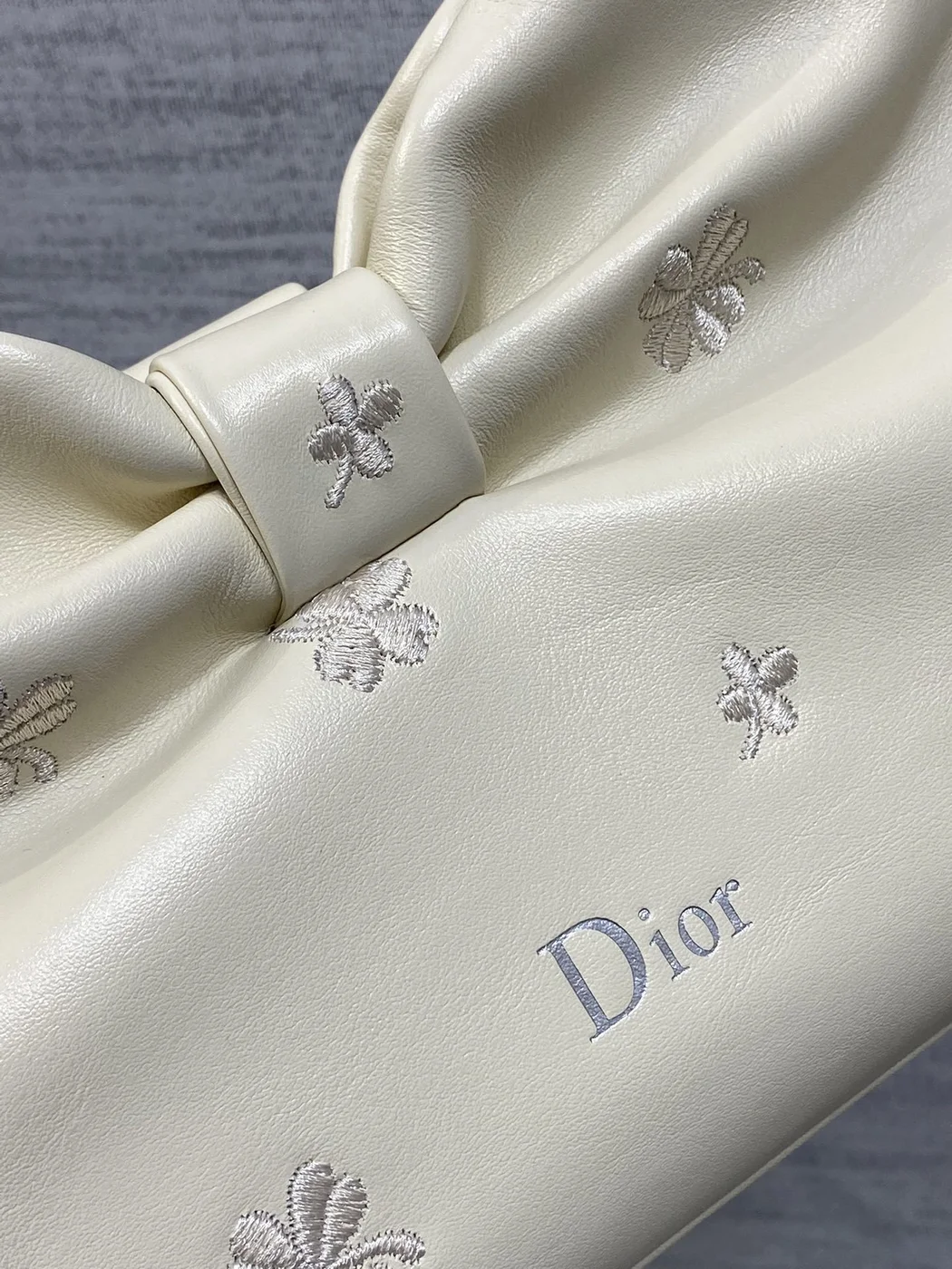 Dior Bow Bag Small Latte Lambskin product view 2