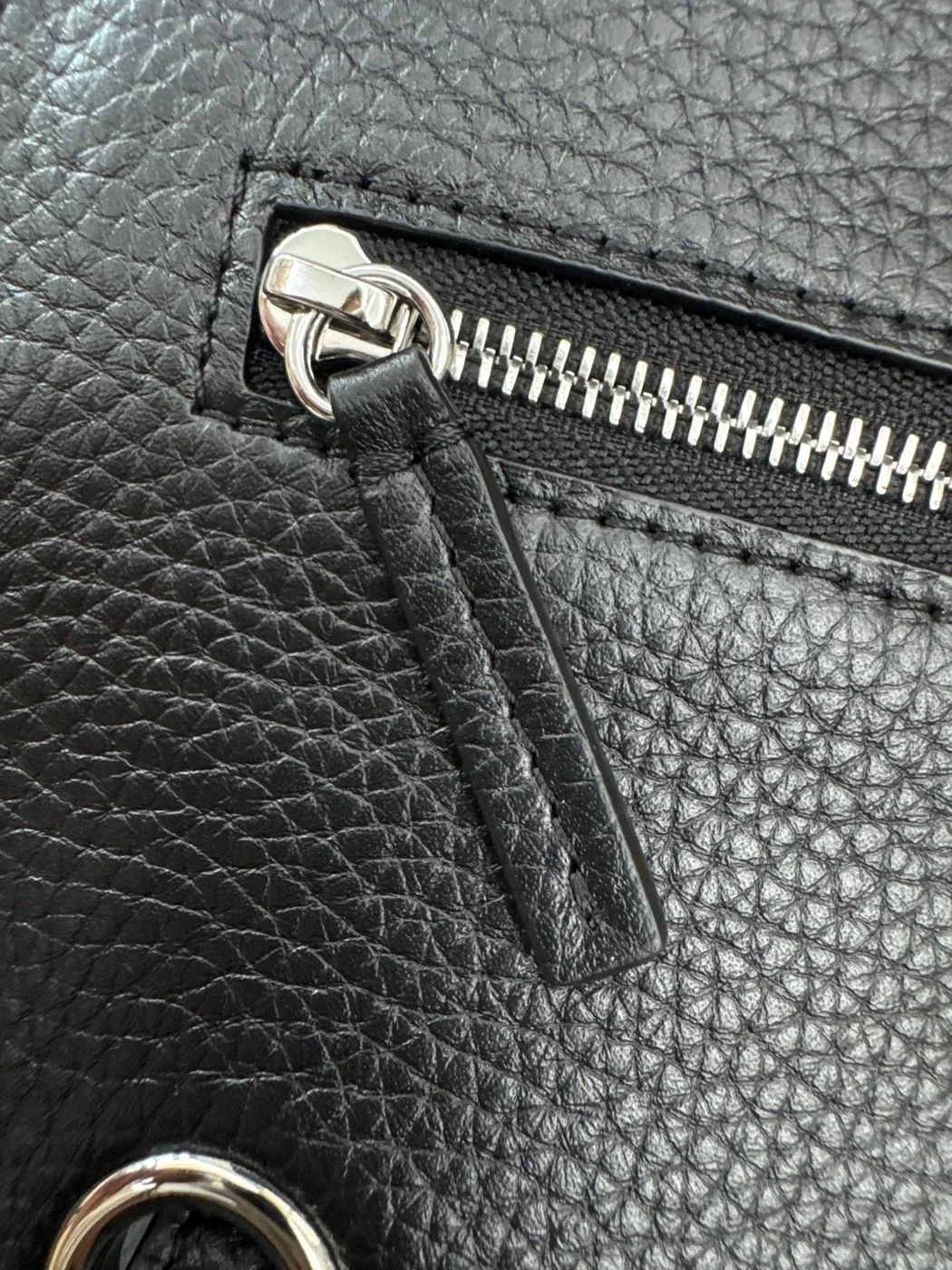 Chanel Maxi Flap 38 Black Silver Hardware Bag product view 2