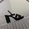 Hermès Women Black Suede Sandals product view 6