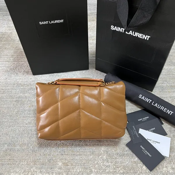 Saint Laurent Loulou Toy Puffer In Lambskin Bag product view 6
