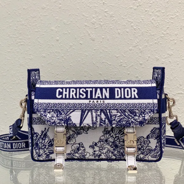 Dior Camp Women’s Premium Handbag Canvas Pattern 25x15x8cm product view 1
