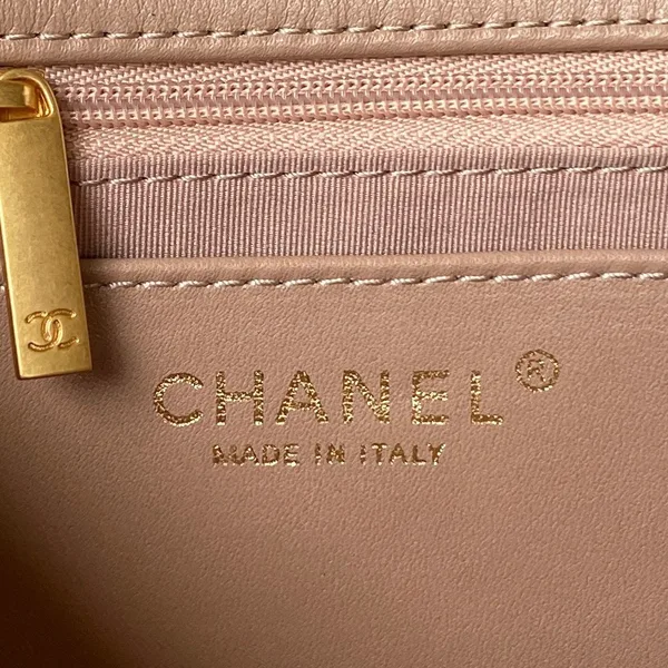 Chanel Woc Brown Handbags Pearl Handle Plated .5×14.5x5cm product view 5