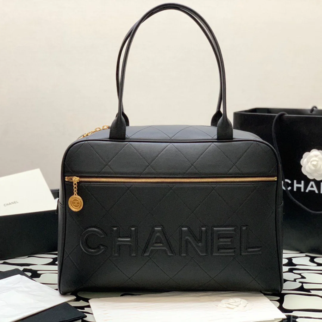 Chanel Shopping Bag Handbags Woman’s Braille Pattern 30x45x15cm product view 1