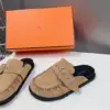 Hermès Women Beige Suede Buckle Mules product view 4