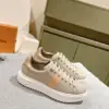 Louis Vuitton Women Beige Canvas Sneakers product view 3