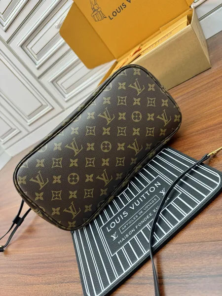 Louis Vuitton Neverfull Inside Out MM In Brown Monogram Coated Canvas Bag product view 3