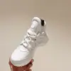 Louis Vuitton Women White Leather Chunky Sneakers product view 4