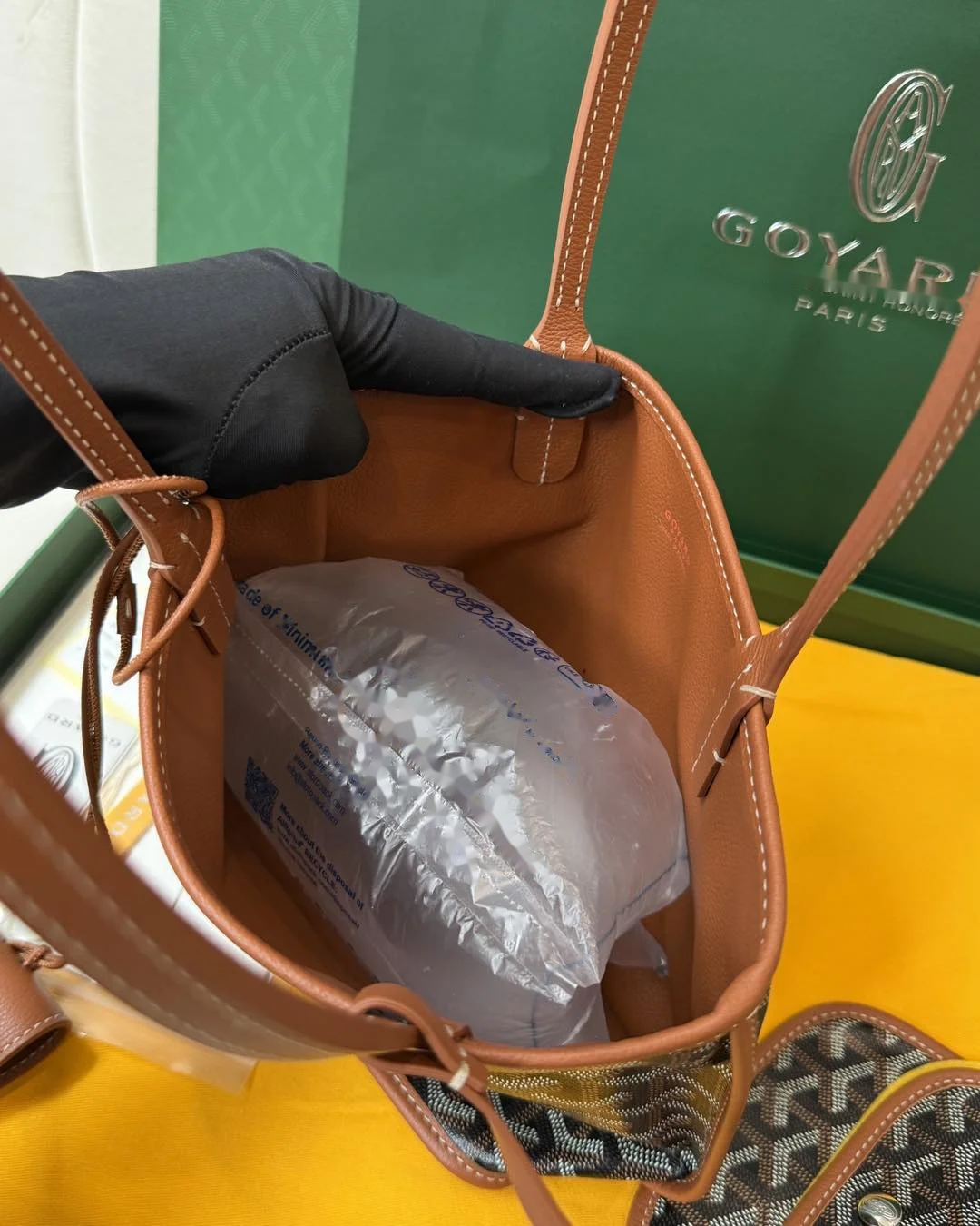 Goyard Mini Anjou Brown Bag product view 5