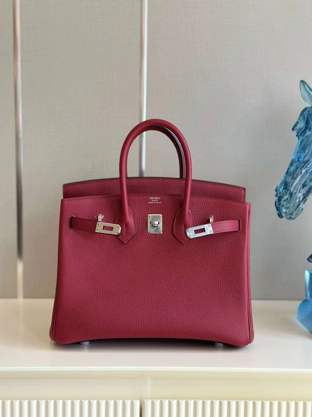 Hermès Birkin Phw Da Togo Handbags Dark Red 25 cm product view 6