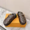 Louis Vuitton Women Brown Leather Monogram Mules product view 6