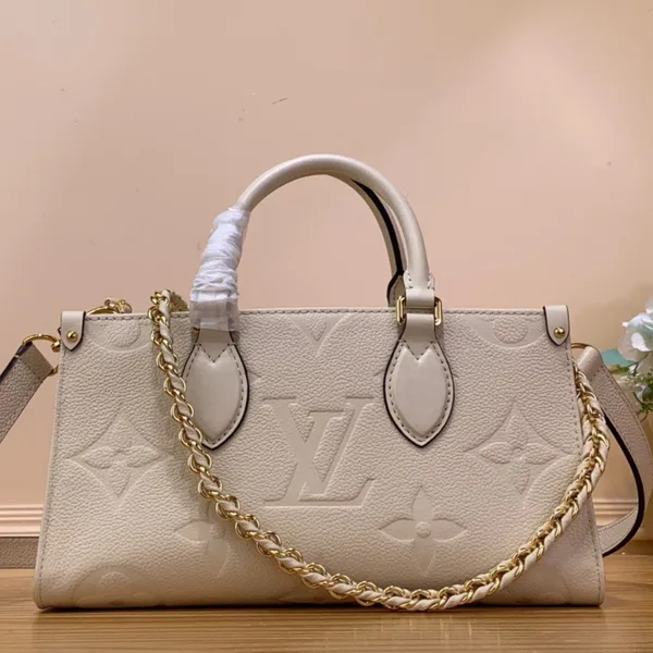 Louis Vuitton On The Go Mini White Milk Handbags 25x13x10cm product photo