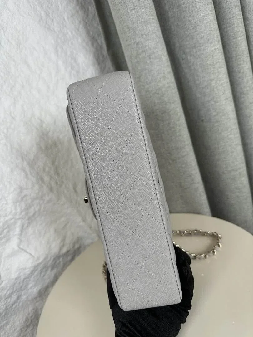 Chanel Classic Flap 25 Medium Grey Bag product view 2