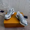 Louis Vuitton Women Silver Mesh Metallic Sneakers product view 1