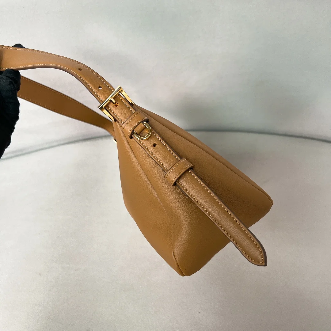 Prada Medium Aimée Shoulder Bag | Brown product view 6