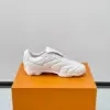 Louis Vuitton Men White Leather Sneakers product view 6