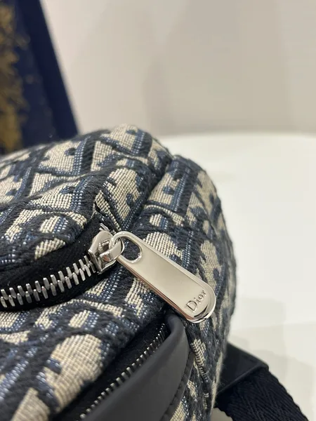 Dior Mini High-End Bag – Oblique Pattern Fabric (24x10x16cm) product view 2
