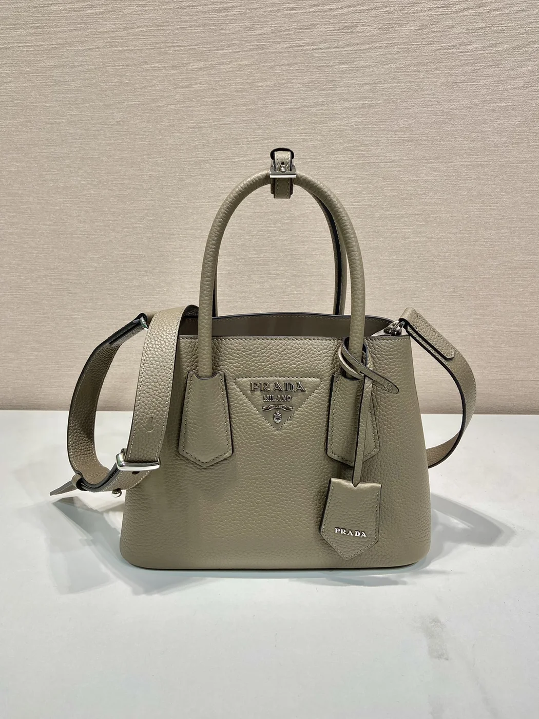 Prada Small Prada Double Saffiano leather bag product view 2