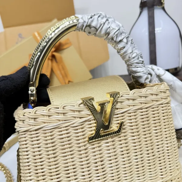 Louis Vuitton Capucines BB Wicker Bag product view 6
