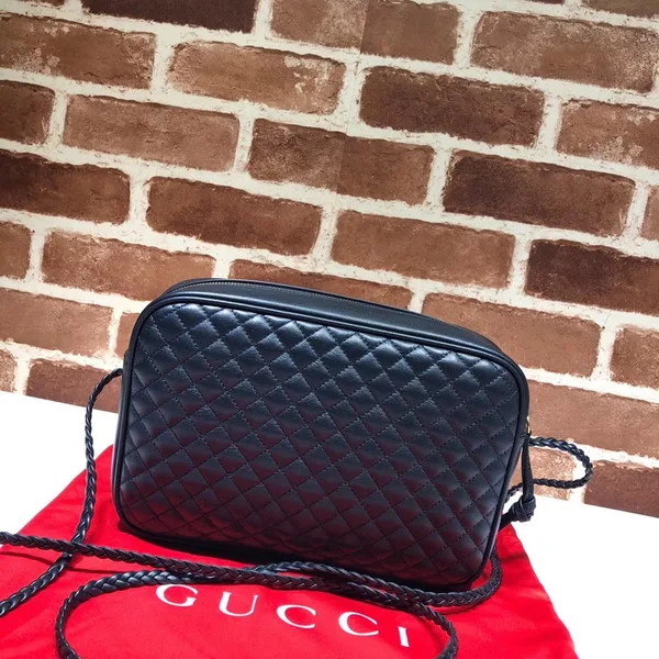 Gucci Black Mini Trapuntata Crossbody Bag Leather product view 5