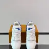 Louis Vuitton Men White Blue Leather Sneakers product view 6