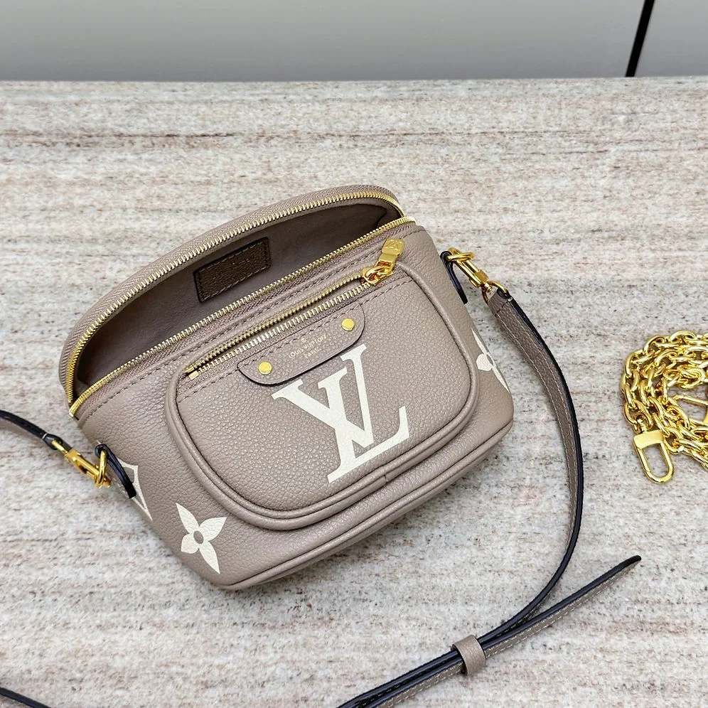 Louis Vuitton Mini Bumbag — Taupe and Cream Monogram product view 6