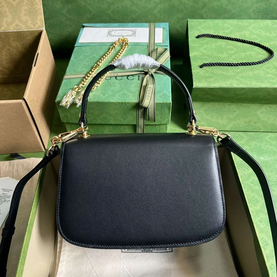 Gucci Branded Women’s Handbag Blondie Handle Smooth Leather 23x15cm product view 7