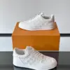 Louis Vuitton Men White Leather Sneakers product view 4