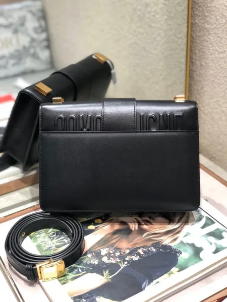 Dior 30 Montaigne High- Women’s Handbag Black with Gold Lock 24x17x8cm product view 9