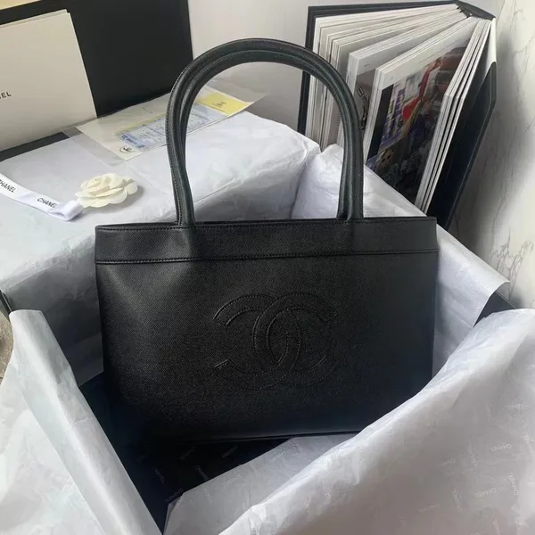 Chanel Vintage Classic Handbags Black Woman’s 30x21x8cm product view 6