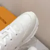 Louis Vuitton Women White Leather Sneakers product view 2