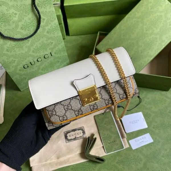 Gucci Clutch Women’s Crossbody Bag with Monogram Pattern 19x10cm product view 7