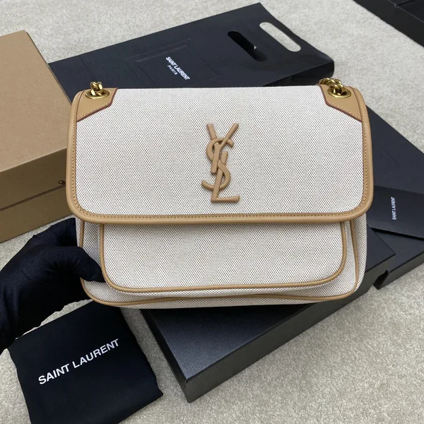 Saint Laurent Yves  Niki Bag Natural Canvas product photo