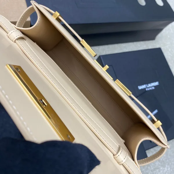 Saint Laurent Smooth Calfskin Manhattan Shoulder Bag product view 3