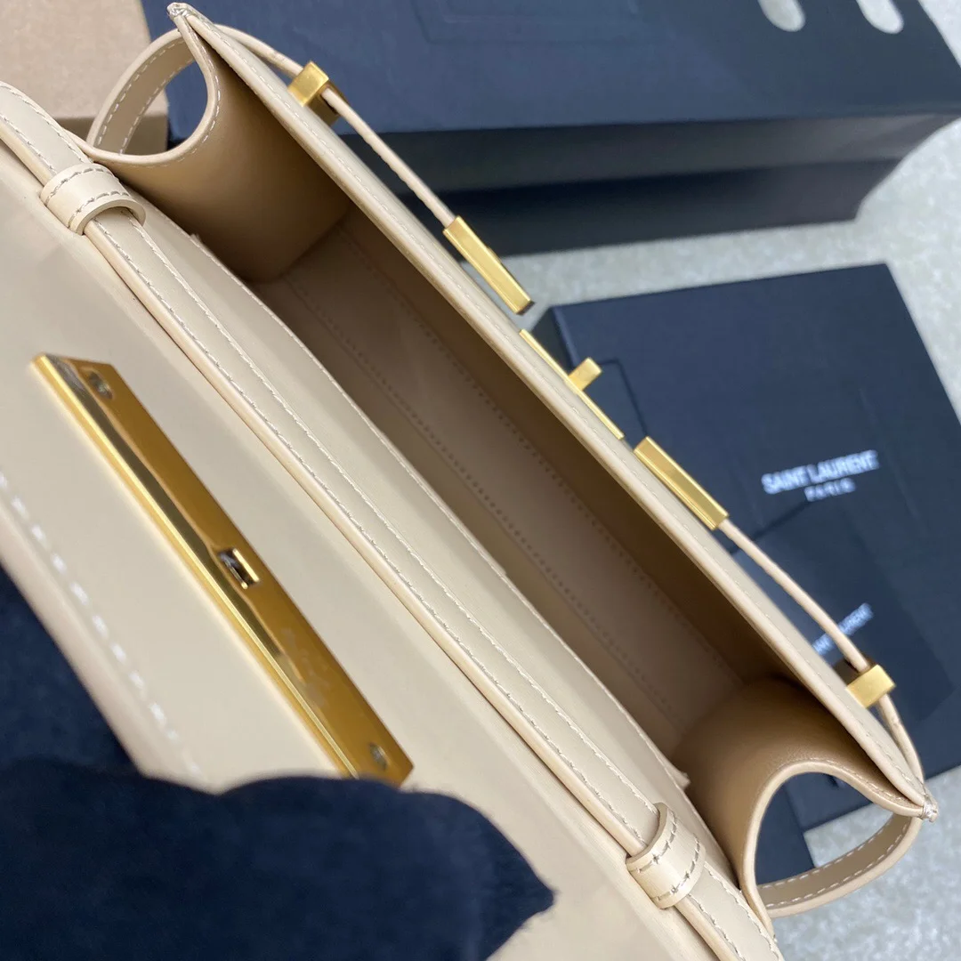 Saint Laurent Smooth Calfskin Manhattan Shoulder Bag product view 3