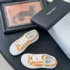 Chanel Women Yellow Canvas And Rubber Sneakers product view 6