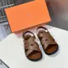 Hermès Women Brown Leather Strappy Sandals product view 1
