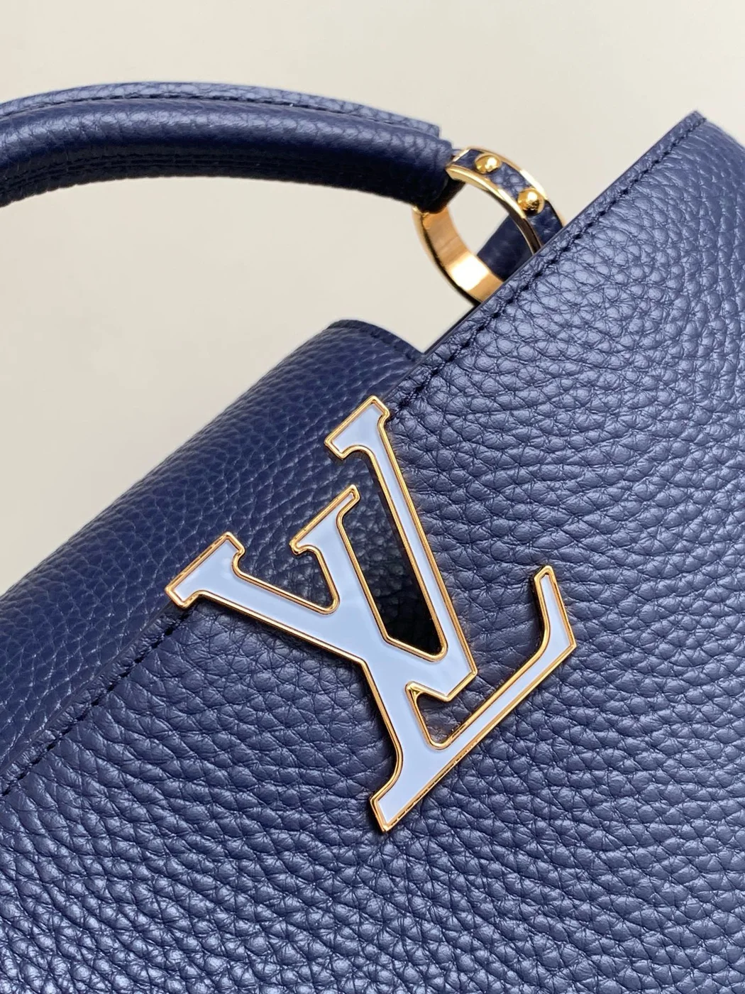 Louis Vuitton Capucines BB Woman’ Navy Blue Handbags 27x18x9cm product view 5