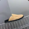 Hermès Women Tan Suede Slip On Mules product view 2