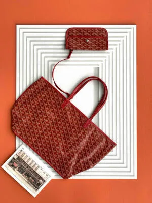 Goyard Red Anjou GM Tote bag product view 1