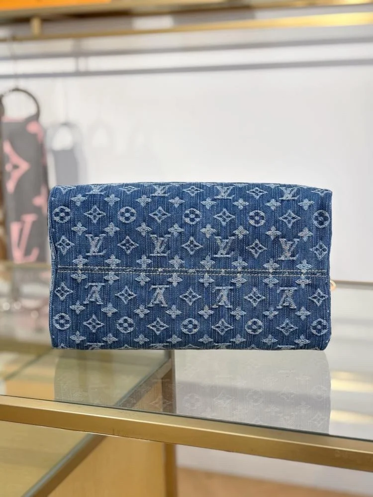 Louis Vuitton Monogram Denim Speedy Soft 30 bag product view 6