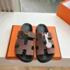 Hermès Women Brown Suede Sandals product view 1
